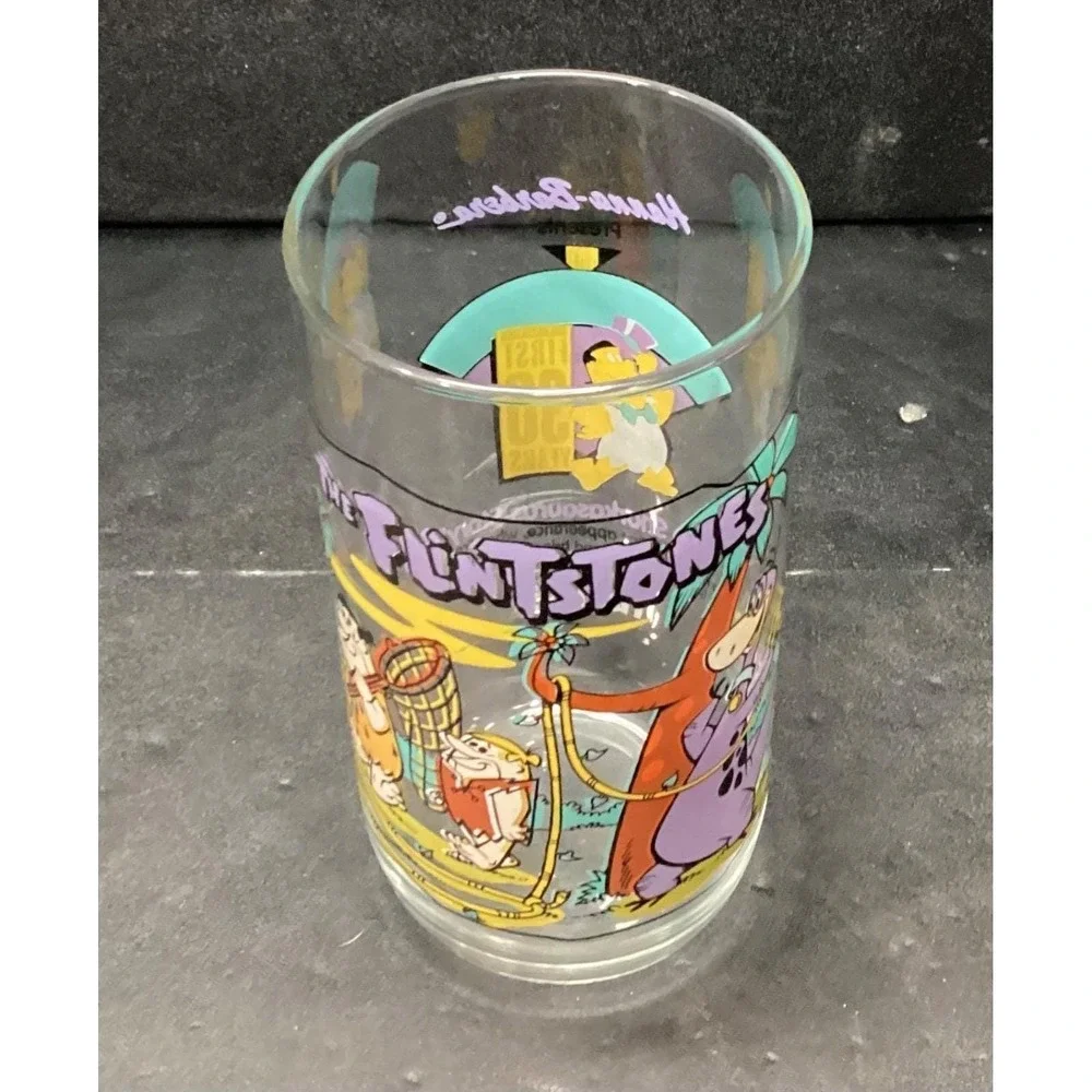 Hanna-Barbera‎ The Flintstones First 30 Years Tumbler, Vintage Collectible Glass